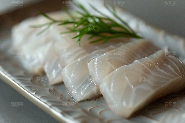 美味生鱼片新鲜美味摄影图