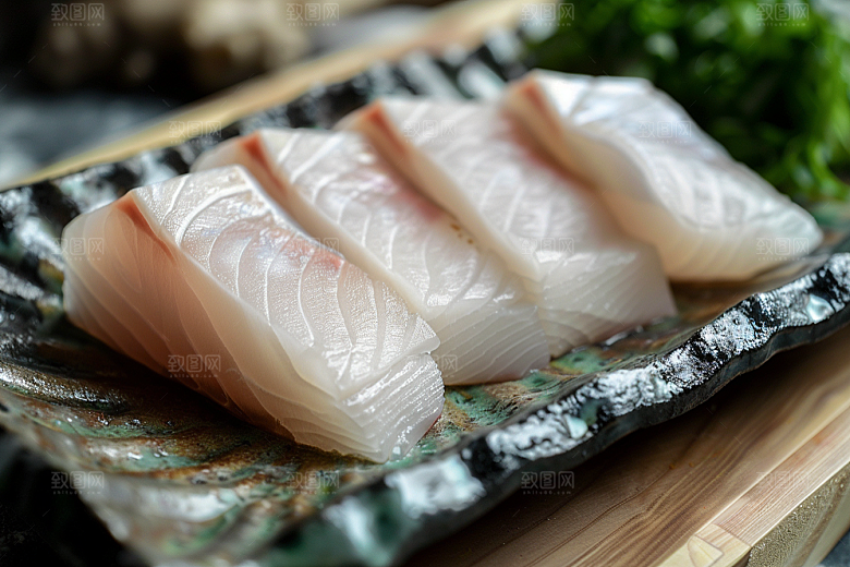 美味生鱼片冰箱鱼生摄影图
