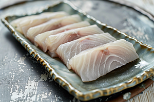 美味生鱼片食材日料摄影图