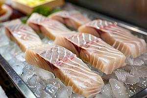 美味生鱼片新鲜日料摄影图