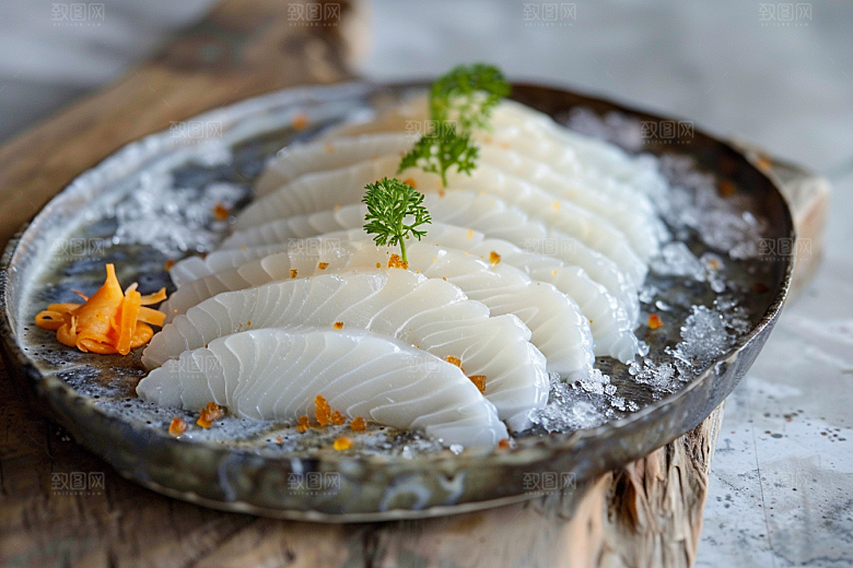 美味生鱼片高清食材摄影图