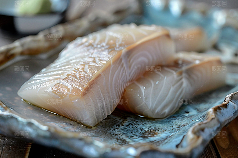 美味生鱼片海鲜食材摄影图