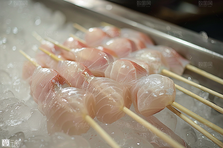 美味生鱼片新鲜高清摄影图