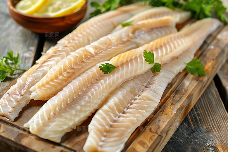 美味生鱼片食材鱼生摄影图
