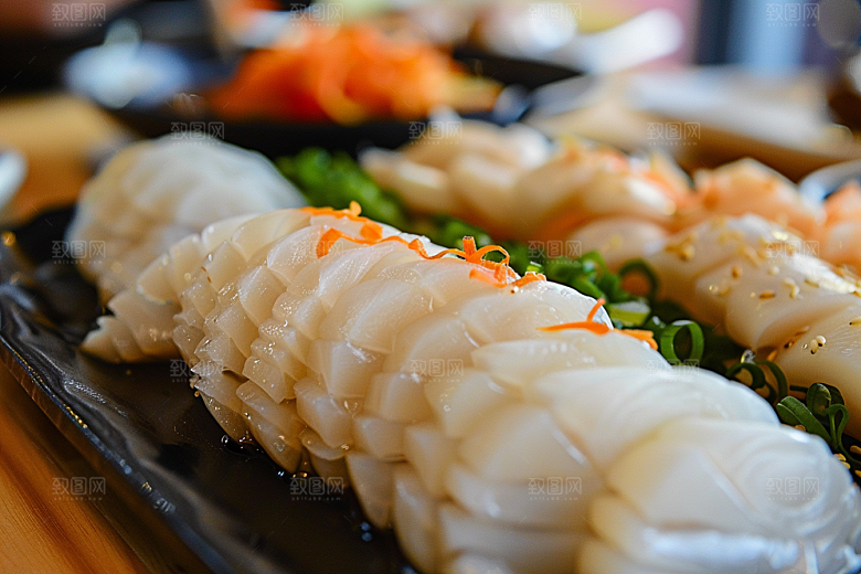 美味生鱼片鱼生高清摄影图