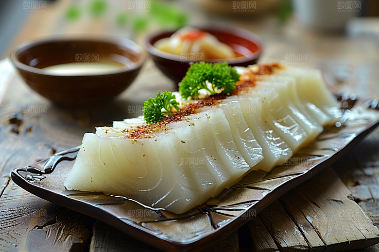美味生鱼片食材日料摄影图