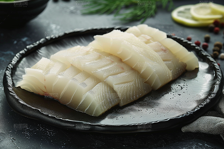 美味生鱼片高清美食摄影图