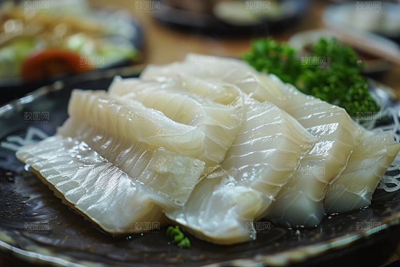 美味生鱼片高清鱼肉摄影图