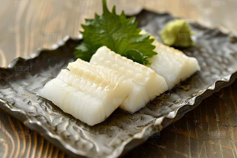 美味生鱼片新鲜美食摄影图