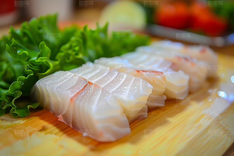美味生鱼片刺身美味摄影图