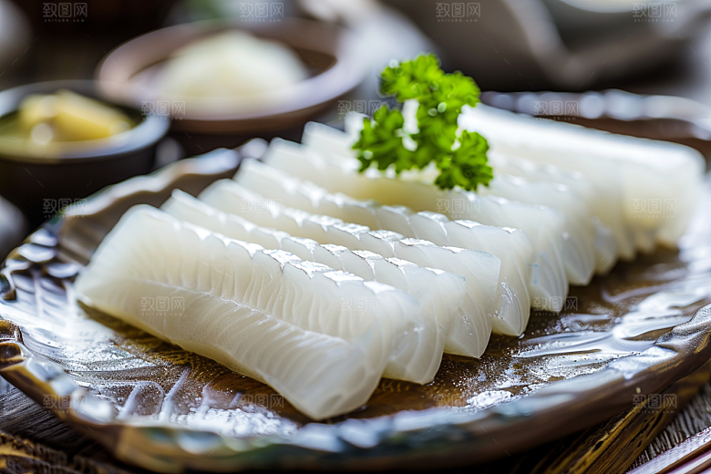 美味生鱼片刺身日料摄影图