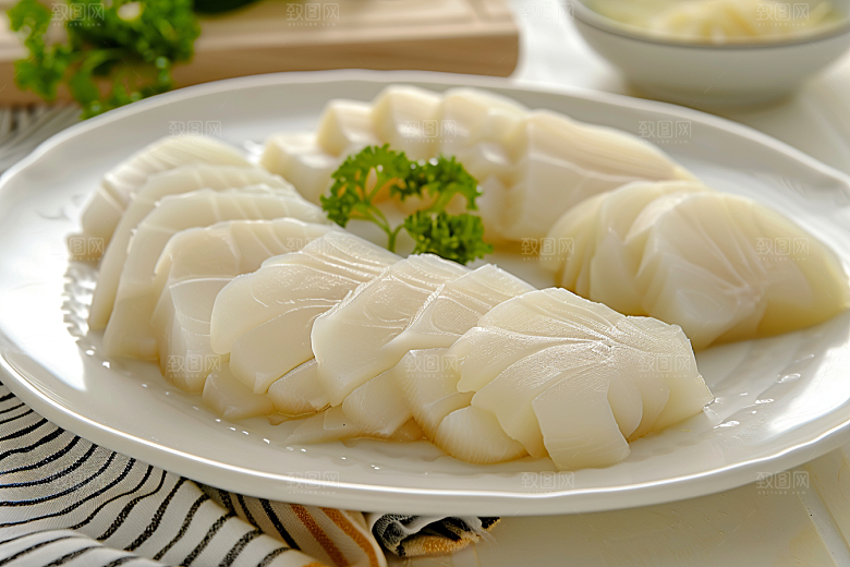 美味生鱼片冰箱海鲜摄影图