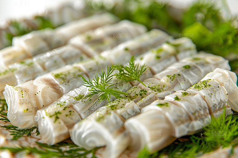 美味生鱼片鱼肉美味摄影图