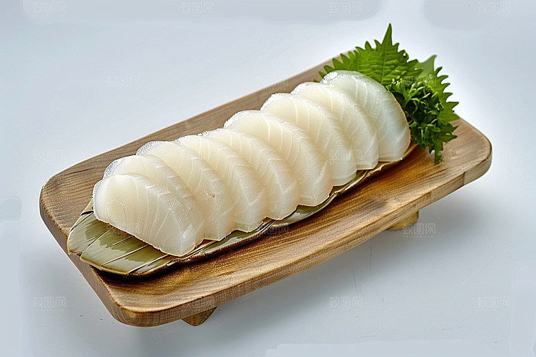 美味生鱼片鱼生海鲜摄影图