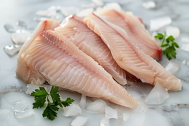 美味生鱼片鱼生日料摄影图
