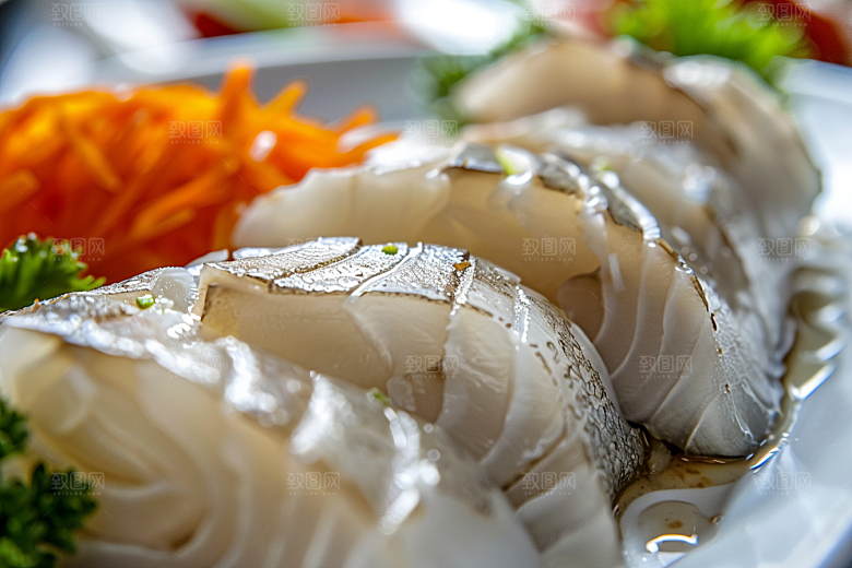 美味生鱼片海鲜日料摄影图