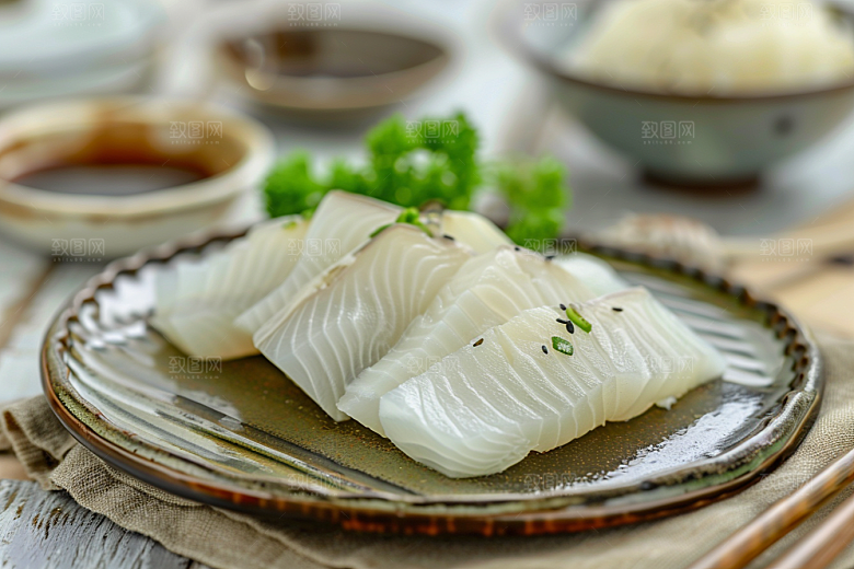 美味生鱼片食材美食摄影图