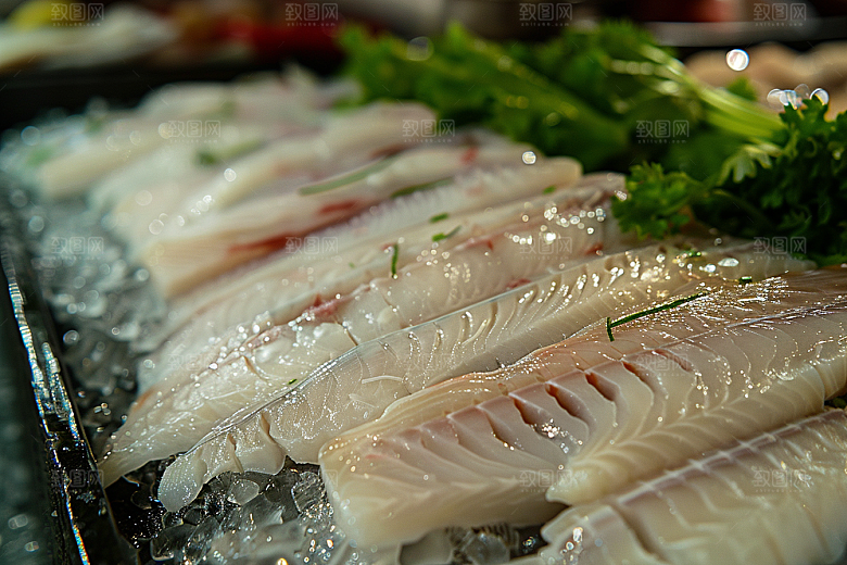 美味生鱼片新鲜高清摄影图