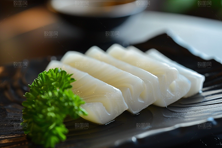 美味生鱼片美食日料摄影图