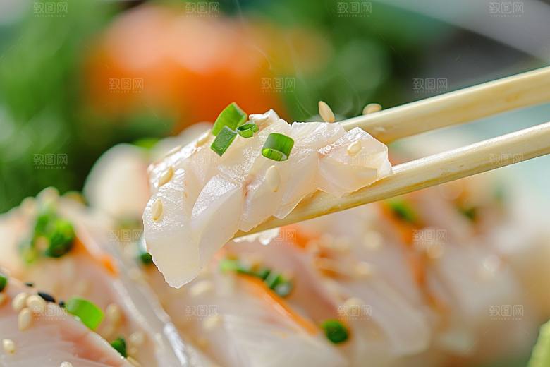 美味生鱼片美味海鲜摄影图