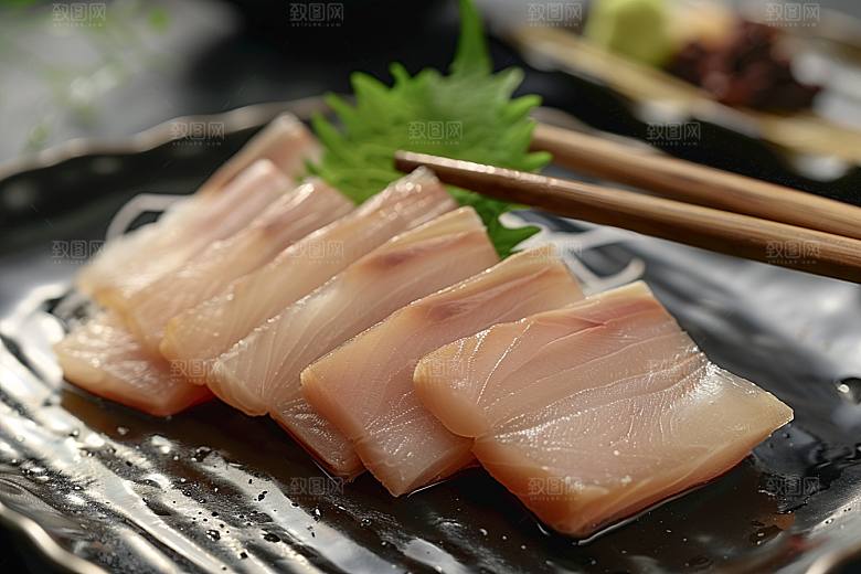 美味生鱼片食材刺身摄影图