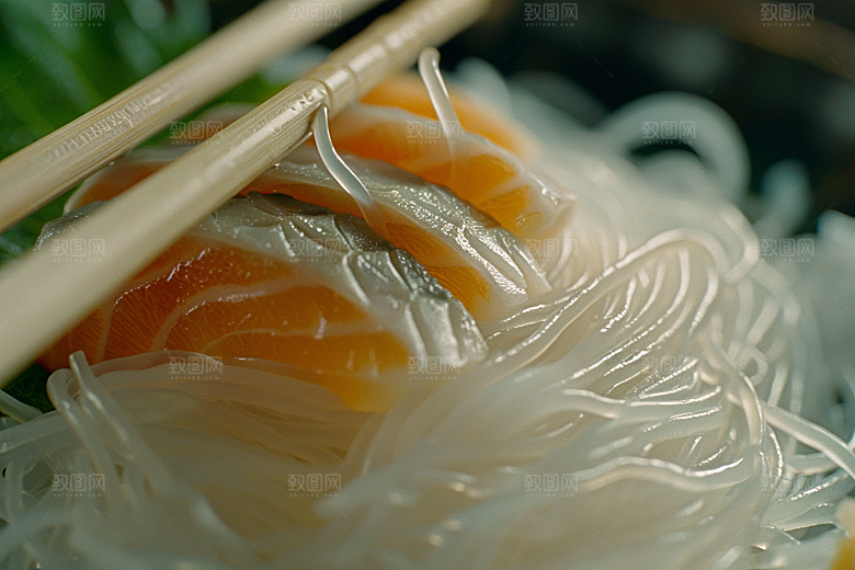 美味生鱼片食材刺身摄影图