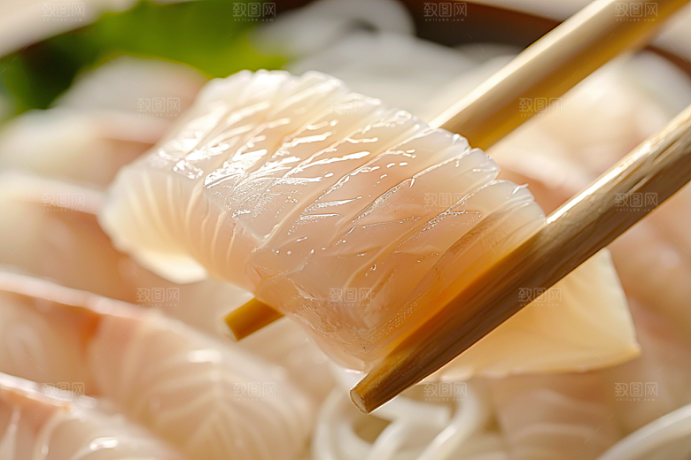 美味生鱼片鱼生刺身摄影图