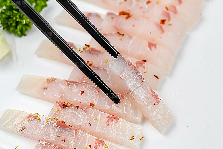 美味生鱼片美食刺身摄影图