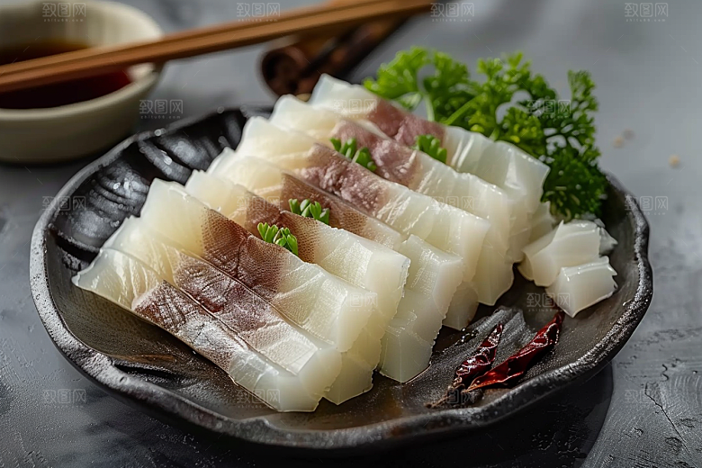 美味生鱼片高清新鲜摄影图