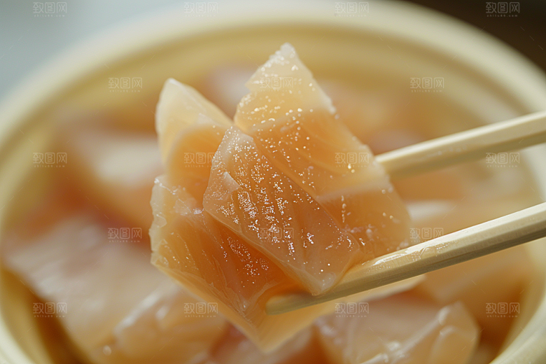 美味生鱼片冰箱鱼生摄影图