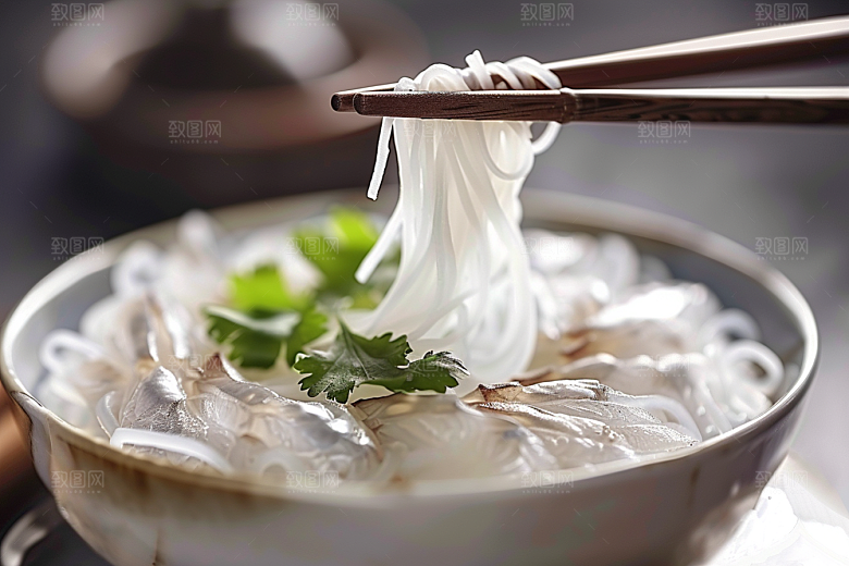 美味生鱼片冰箱食材摄影图