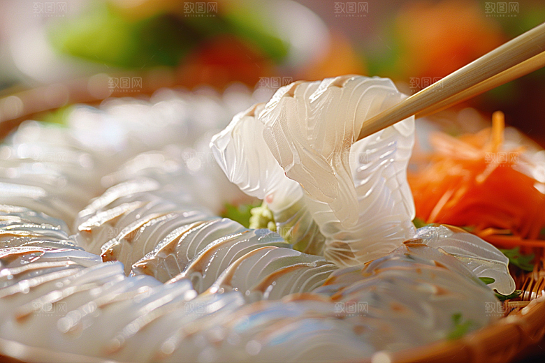 美味生鱼片海鲜刺身摄影图