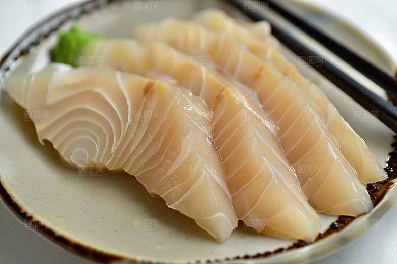 美味生鱼片日料冰箱摄影图