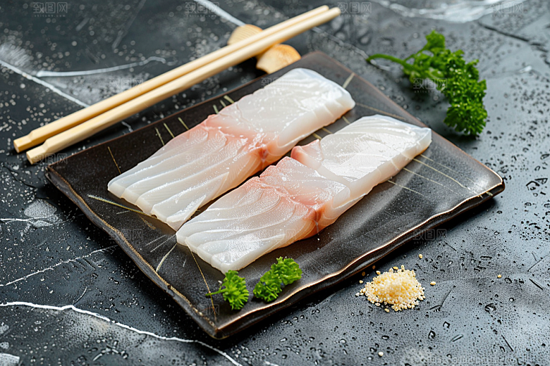 美味生鱼片美味高清摄影图