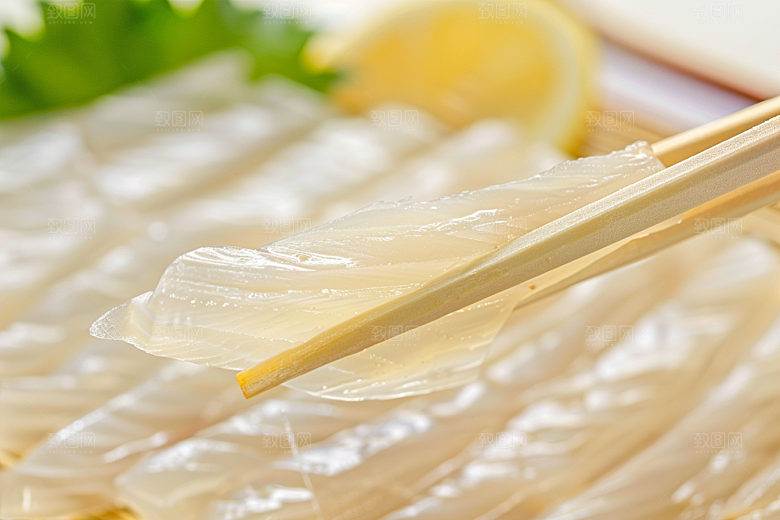美味生鱼片海鲜食材摄影图