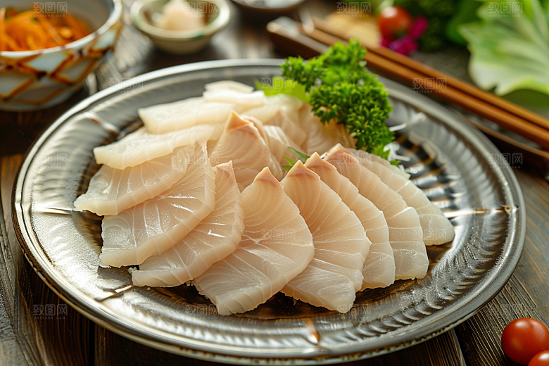 美味生鱼片鱼生高清摄影图