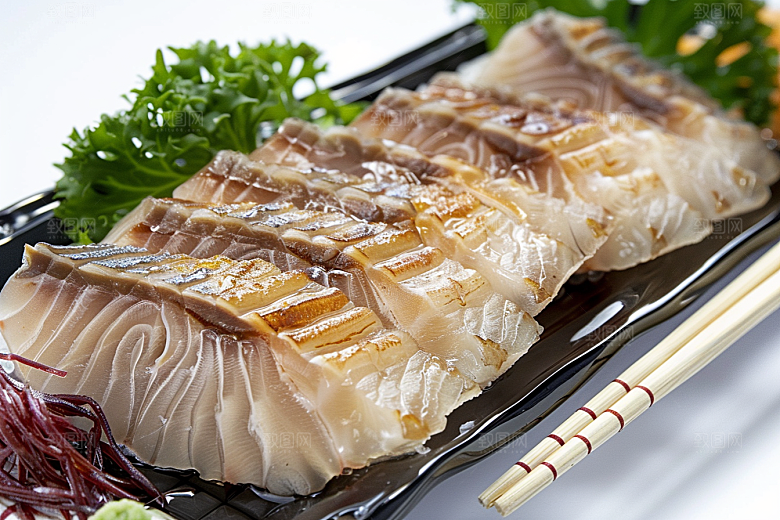 美味生鱼片海鲜新鲜摄影图