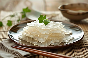 美味生鱼片鱼生鱼肉摄影图