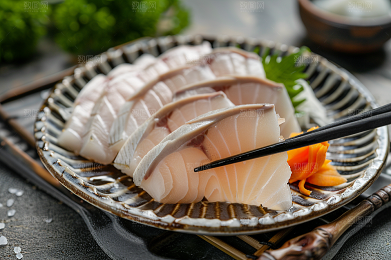美味生鱼片美味食材摄影图