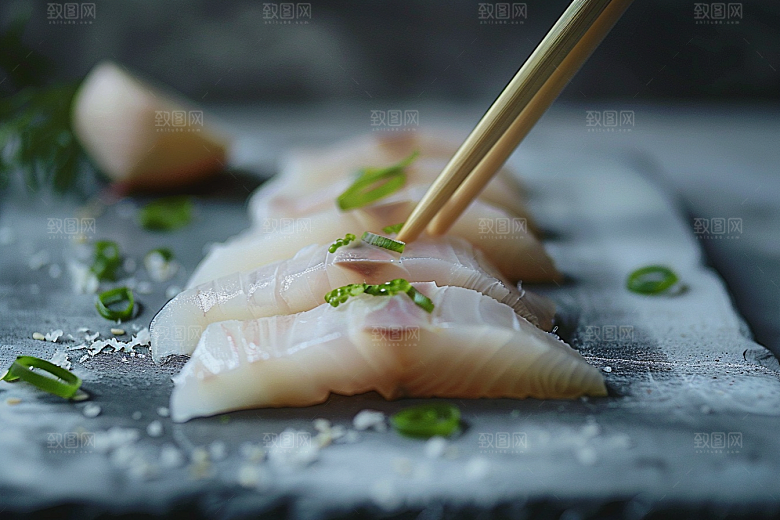 美味生鱼片美味高清摄影图