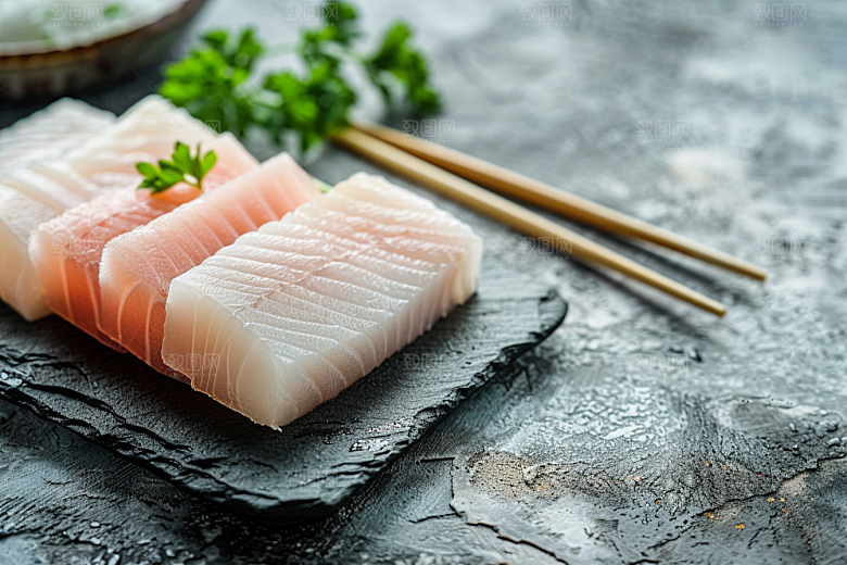 美味生鱼片美味食材摄影图