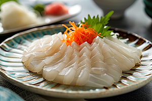 美味生鱼片鱼生食材摄影图