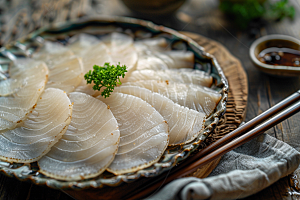 美味生鱼片食材美味摄影图
