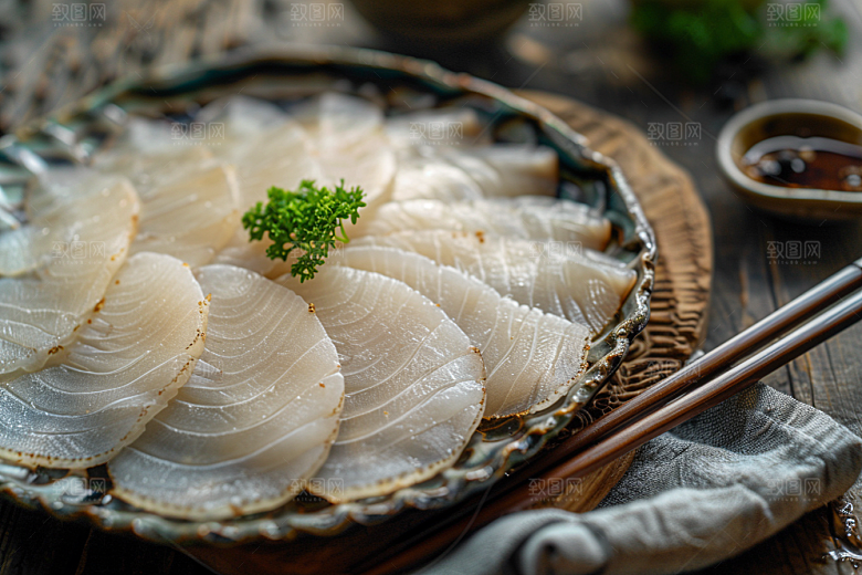 美味生鱼片食材美味摄影图