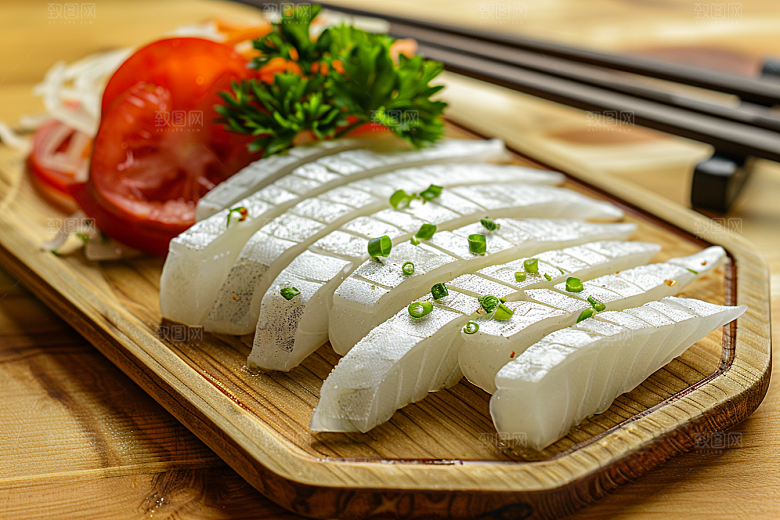 美味生鱼片刺身鱼生摄影图