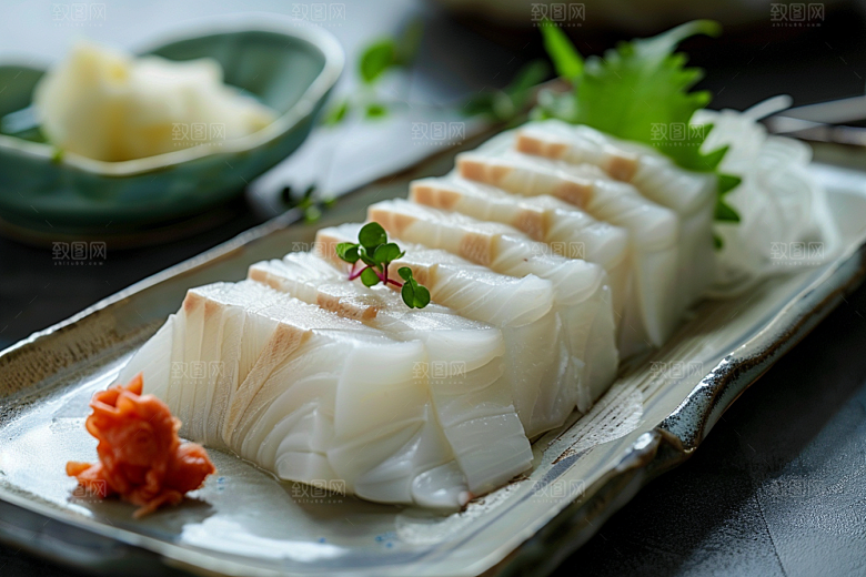 美味生鱼片高清美食摄影图