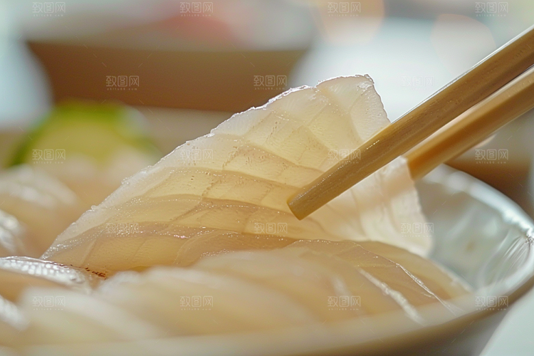 美味生鱼片美味刺身摄影图