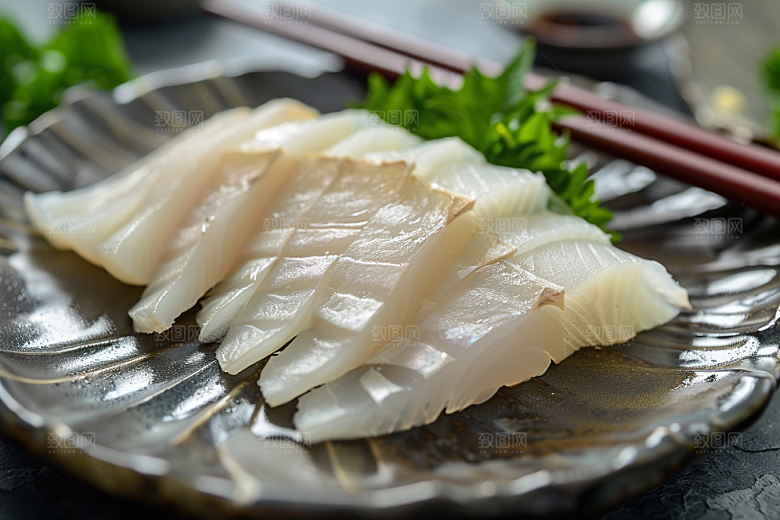 美味生鱼片美味鱼生摄影图