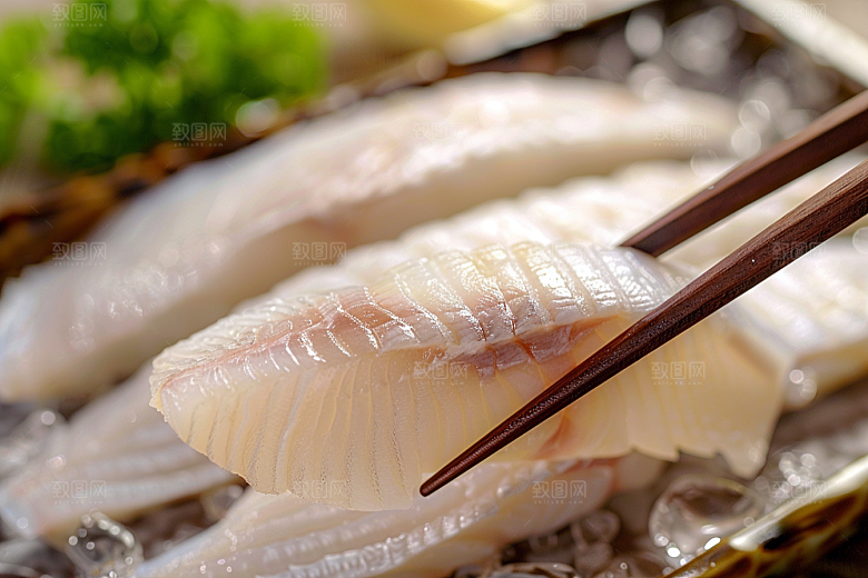 美味生鱼片刺身美食摄影图