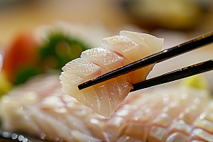 美味生鱼片日料美味摄影图
